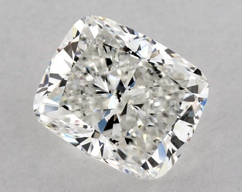 GIA 1.01 Carat H-SI1 Very Good Cut Cushion Modified Natural Diamond